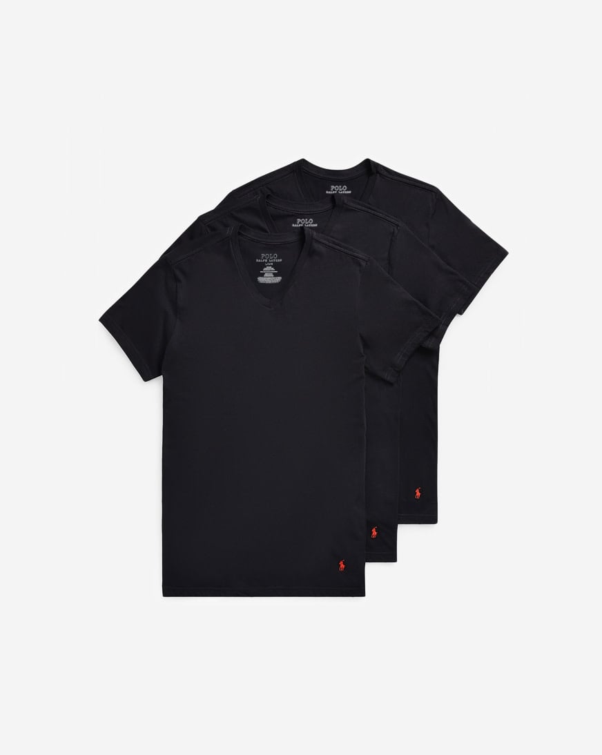 3Pk Slim V-Neck Tee