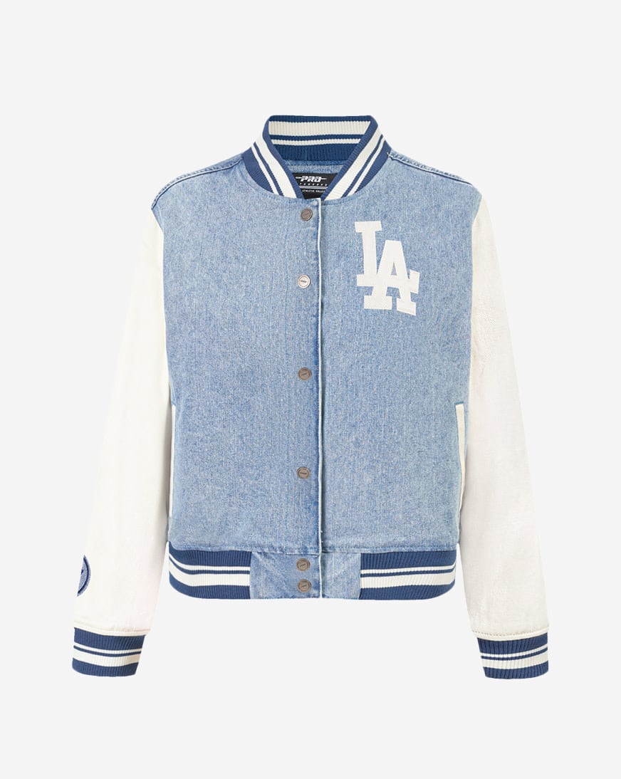 Los Angeles Dodgers Varsity Blues Denim Varsity Jacket