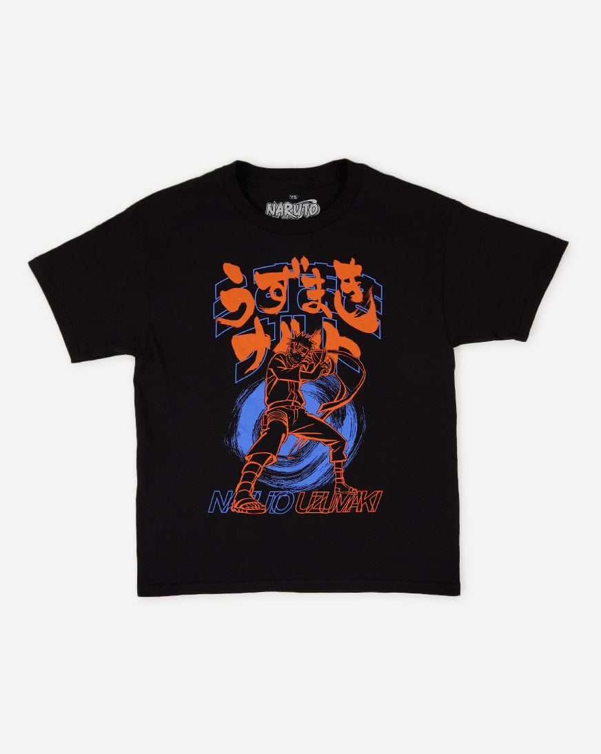 Grade School Naruto Swirl Tee