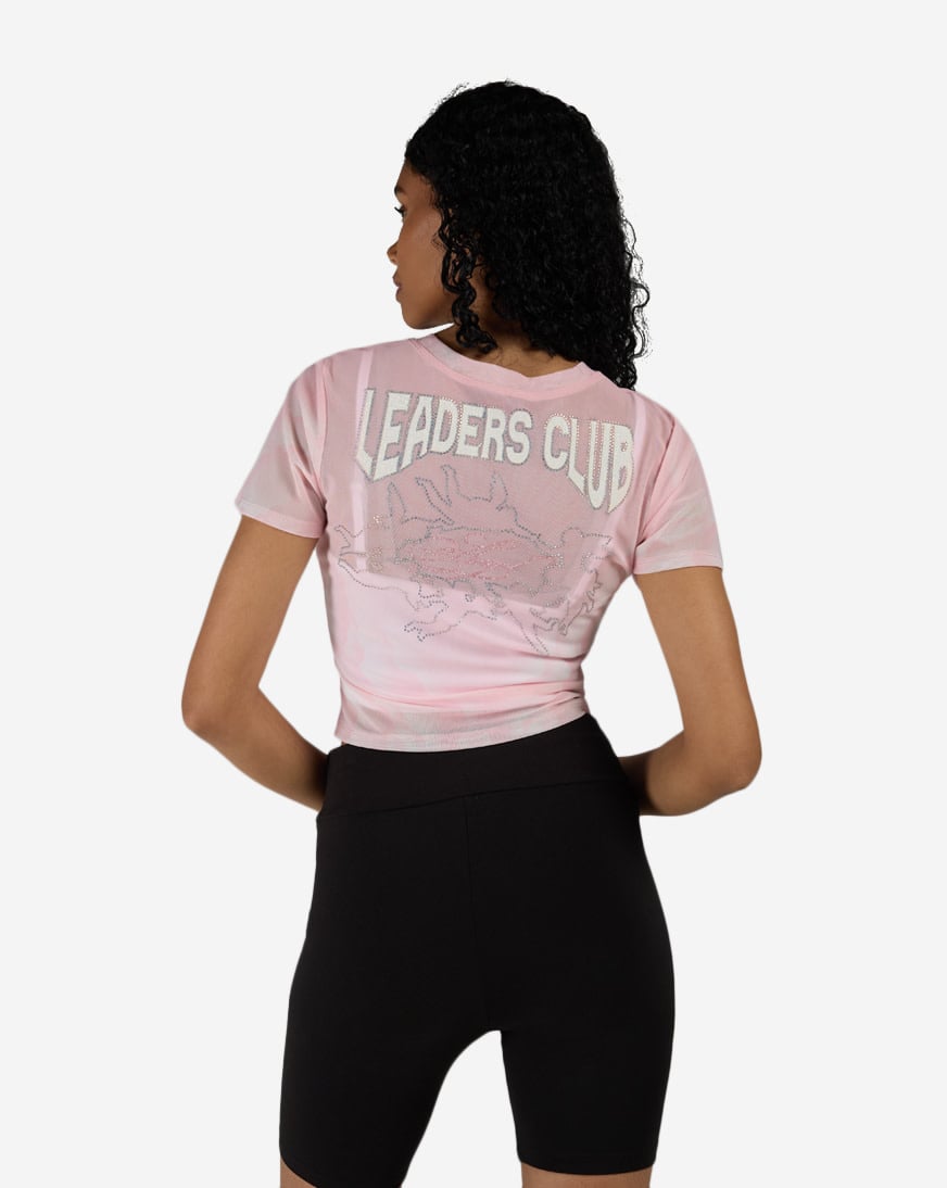 Rhinestone Mesh Tee