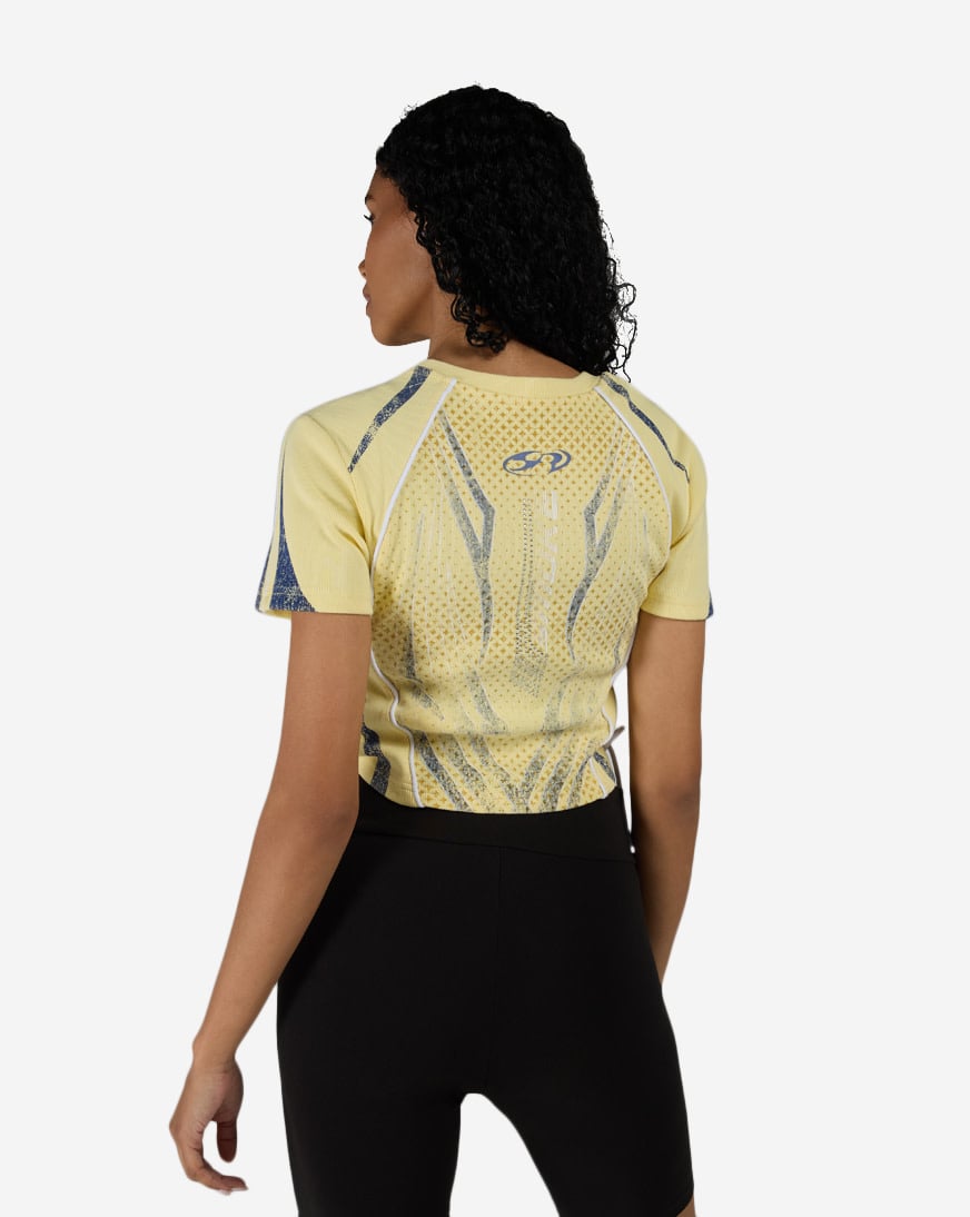 Side Tie Lace Up Racer Tee