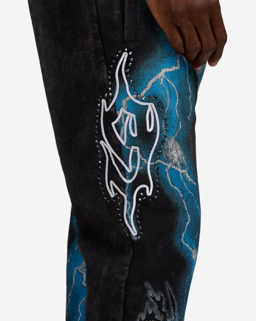 Paradise Stacked Fleece Pant