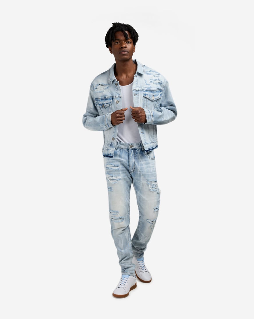 Vintage Wash 5Pkt Slim Jeans