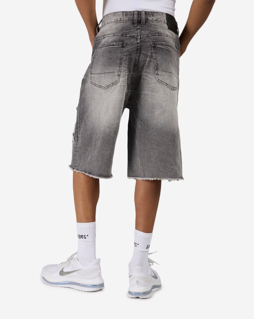 Skater Fit Denim Shorts