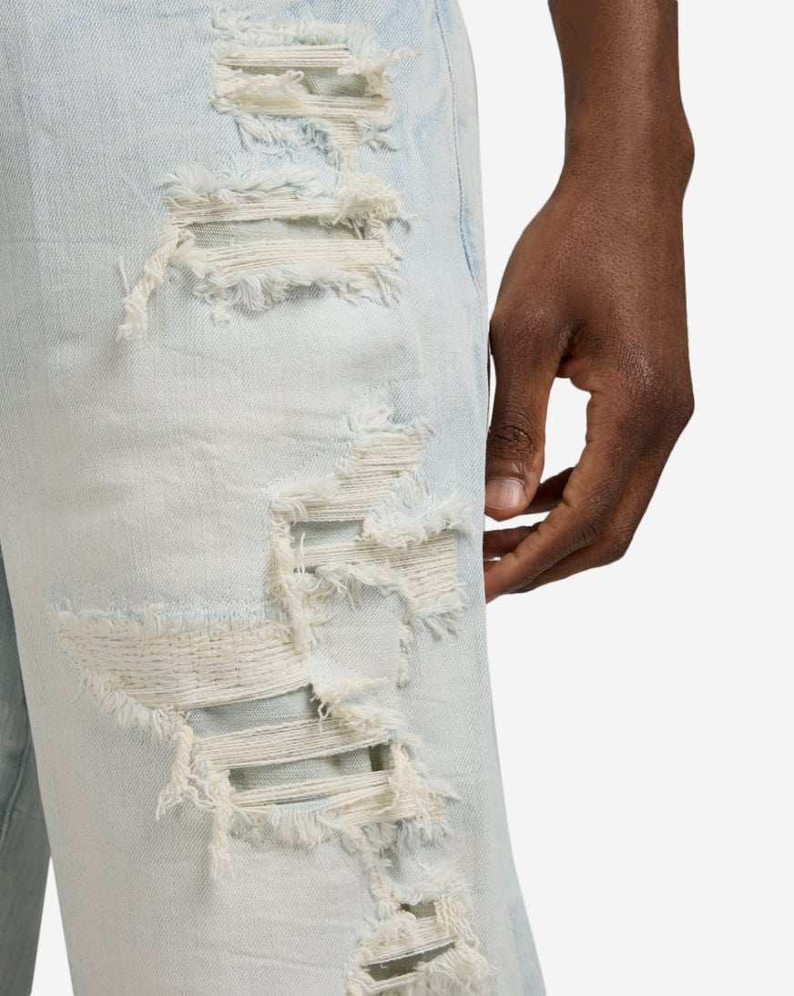 Skater Fit Denim Shorts