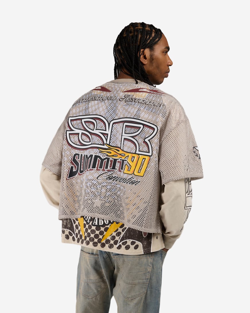 Republic Mesh 2-FER Long Sleeve Tee