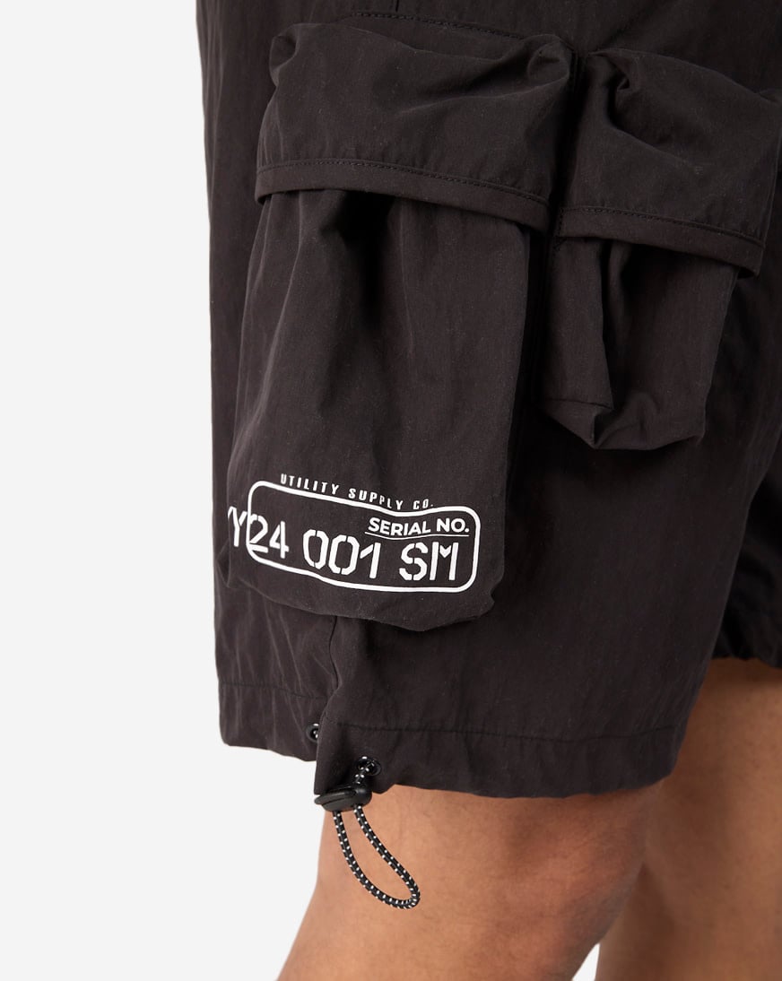 Nylon Cargo Shorts