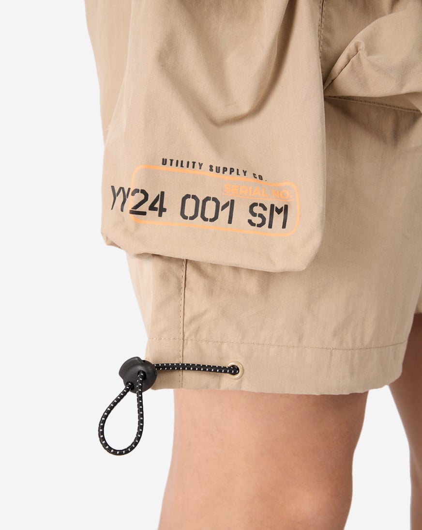 Nylon Cargo Shorts