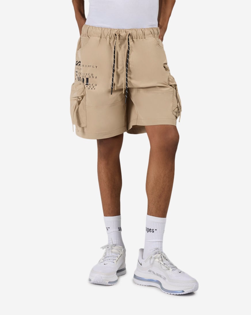 Utility Nylon Shorts