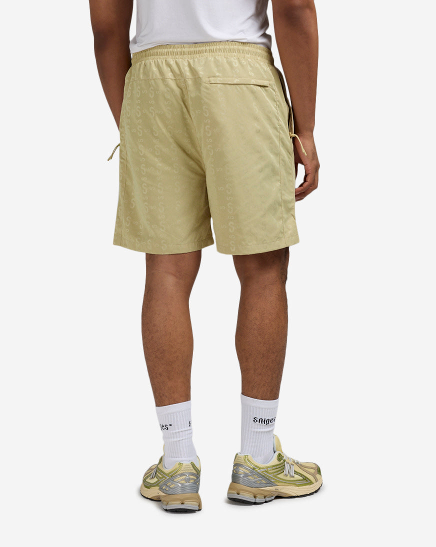 Logo Repeat Nylon Shorts