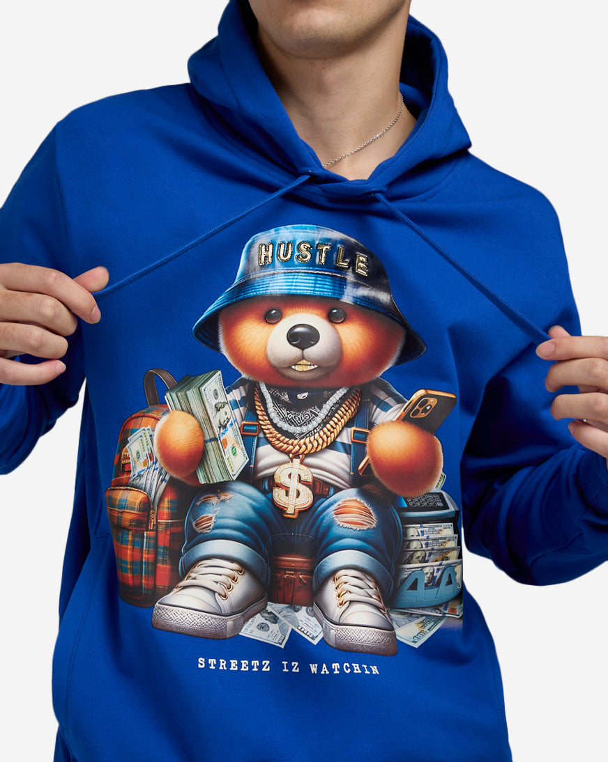 Hustle Bear Hoodie