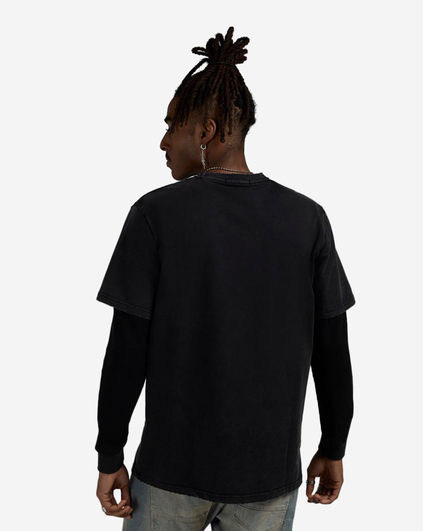 Pray For The Weak Long Sleeve 2Fer Tee