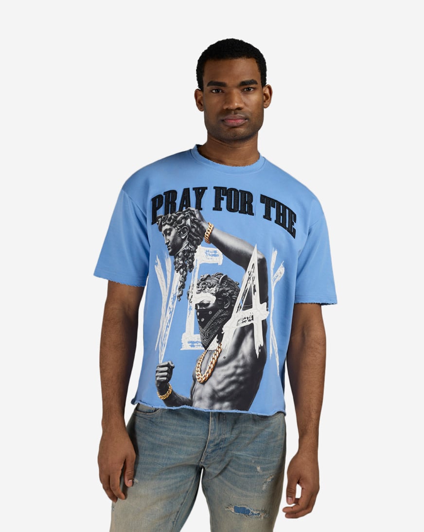 Pray For The Weak Cropped Tee