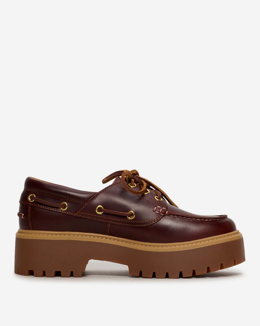 Stone Street Platform Boat Shoe