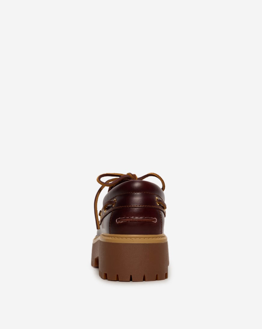 Stone Street Platform Boat Shoe