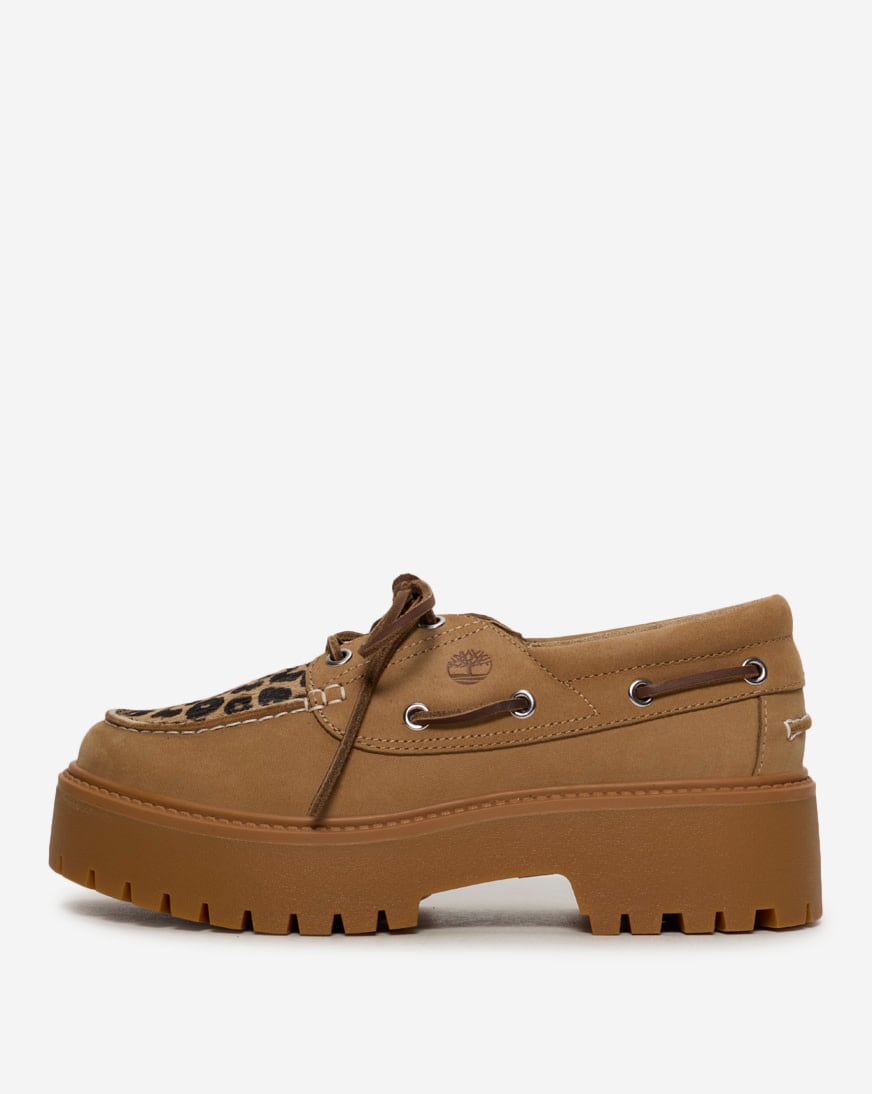 Stone Street Platform Boat Shoe