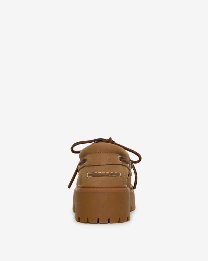 Stone Street Platform Boat Shoe