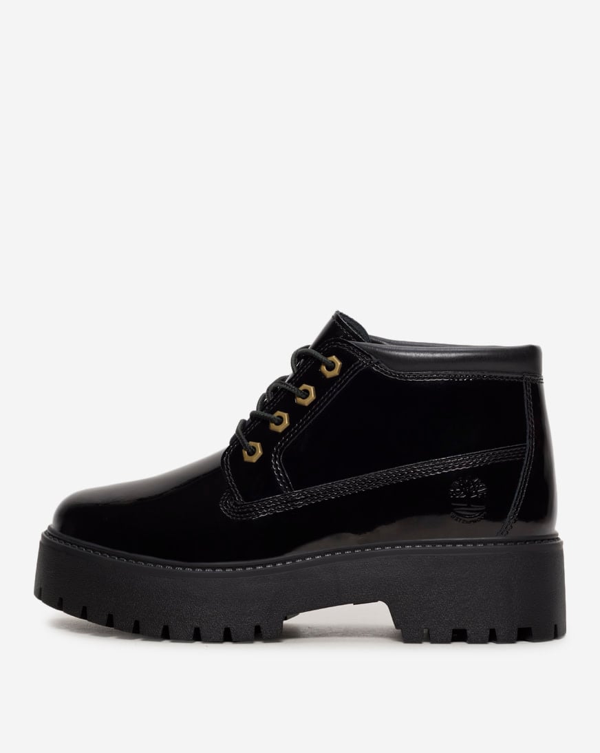 Patent Leather Stone Street Platform Chukka