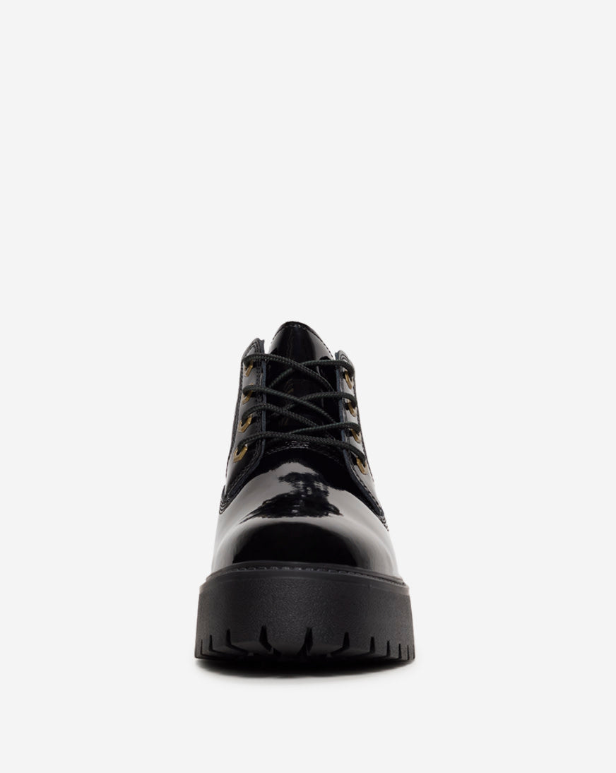 Patent Leather Stone Street Platform Chukka
