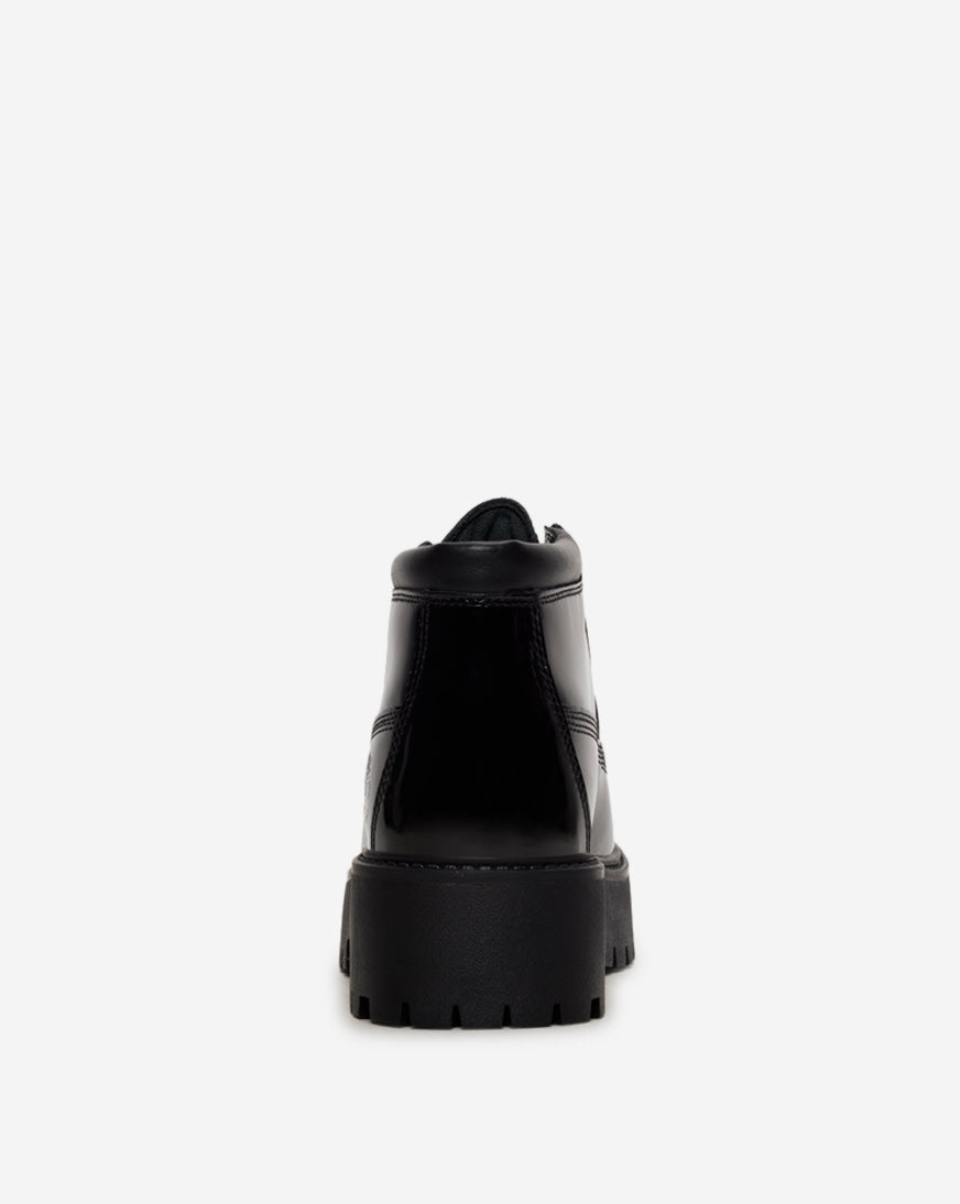 Patent Leather Stone Street Platform Chukka