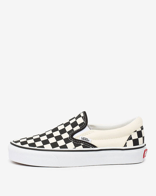 Grade School Checkerboard Classic  Slip-On