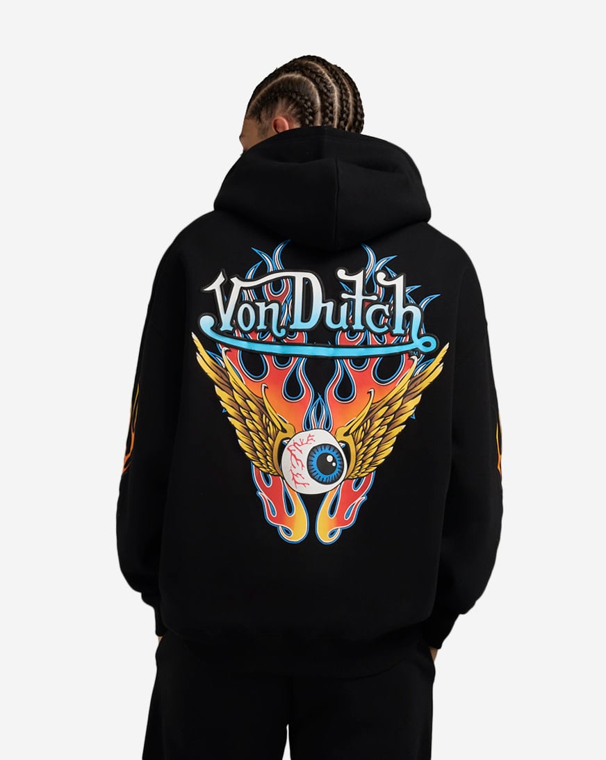 Flames Foil Hoodie