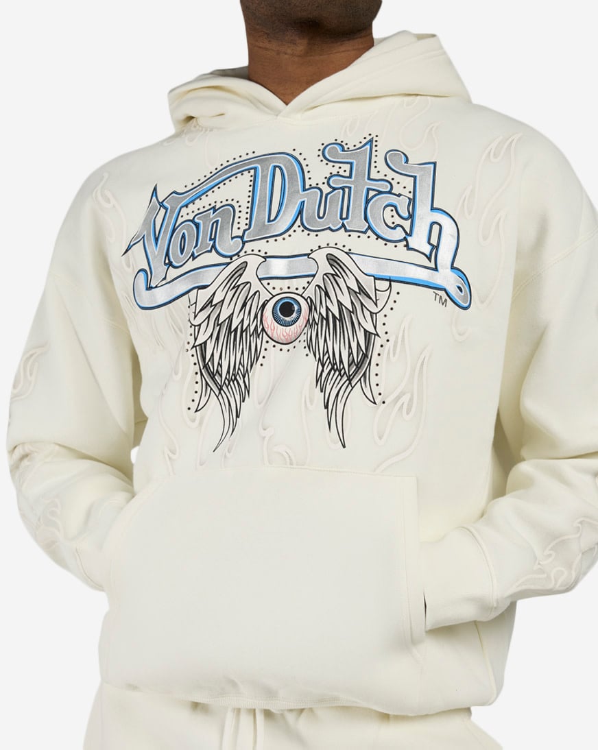 Eye Of Fortune Flame Pullover Hoodie
