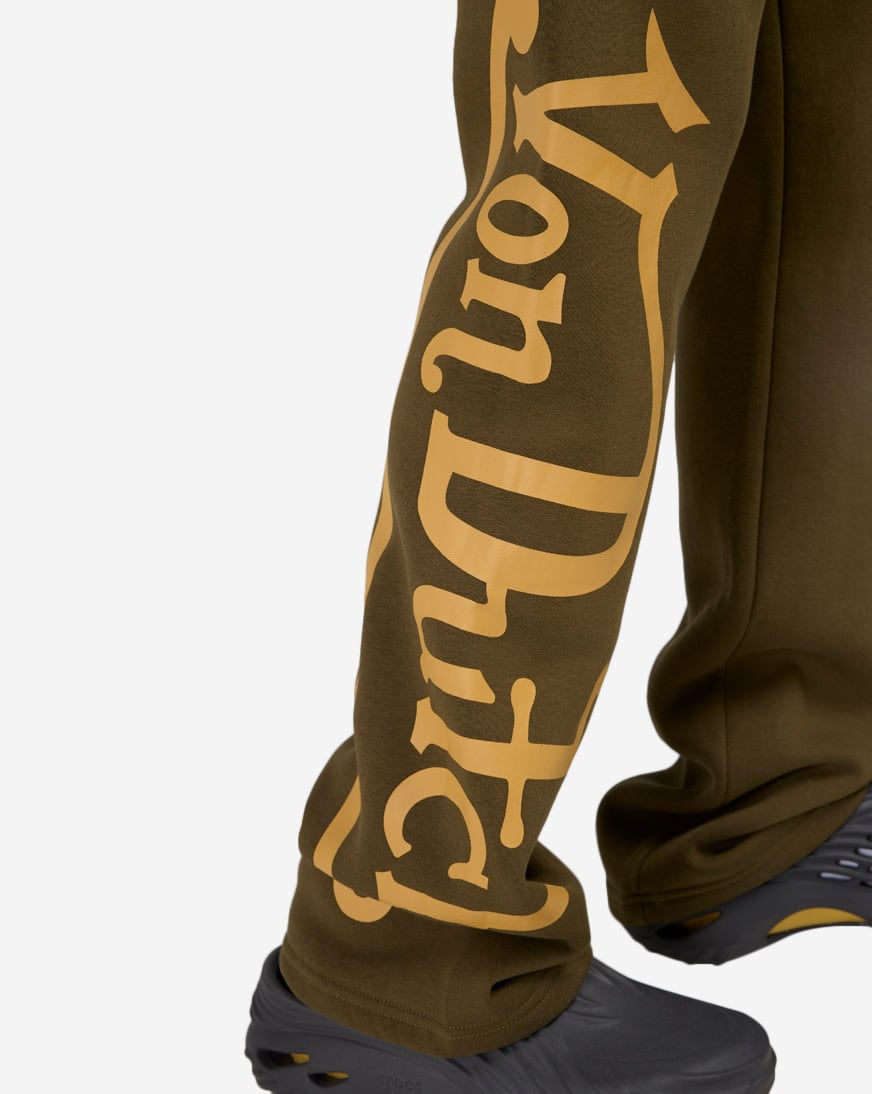 Embroidery Patches Stacked Joggers