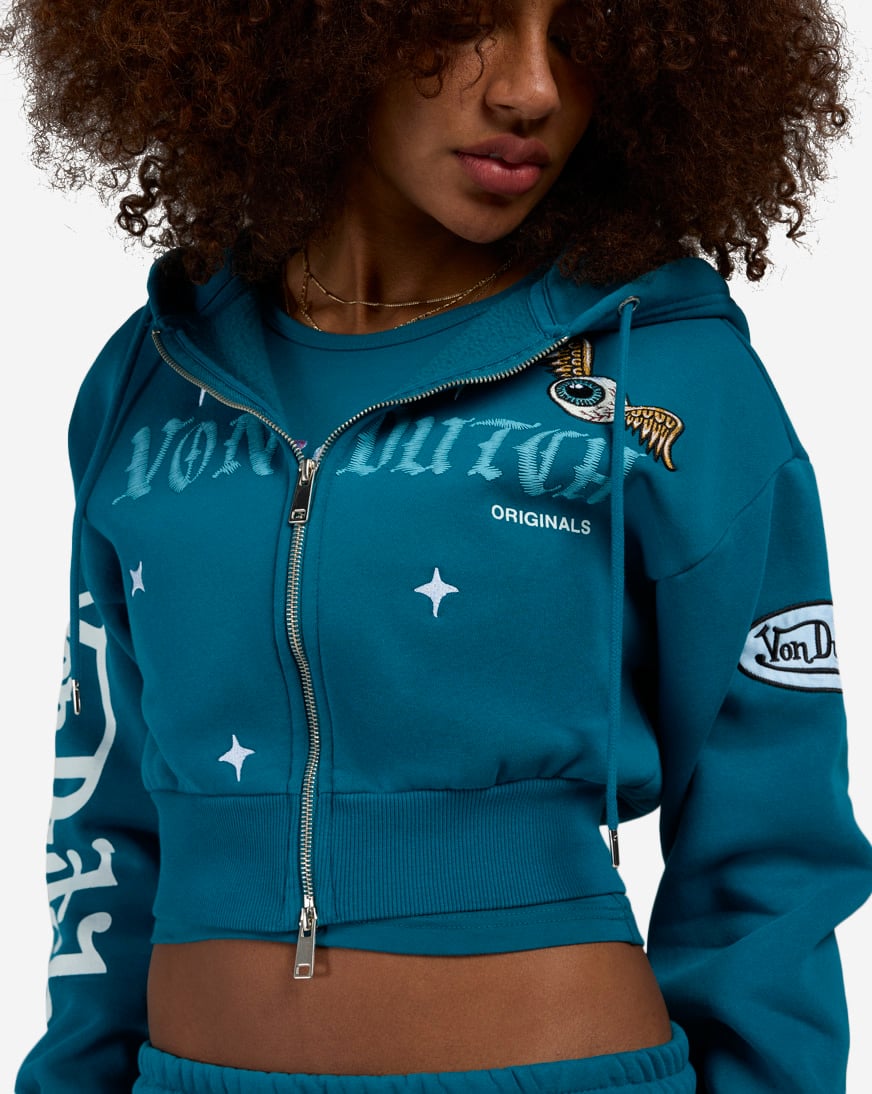 HD Star Eyeball Full-Zip Hoodie
