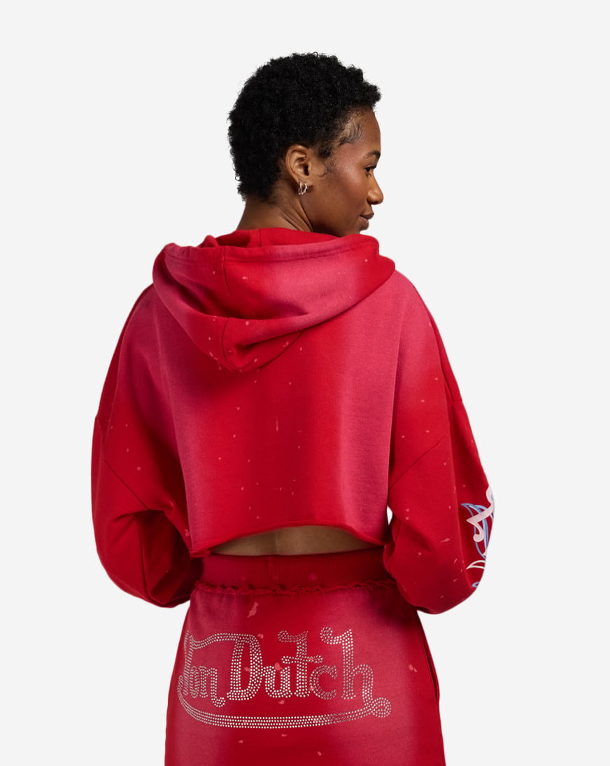 Cropped Full Zip Hoodie