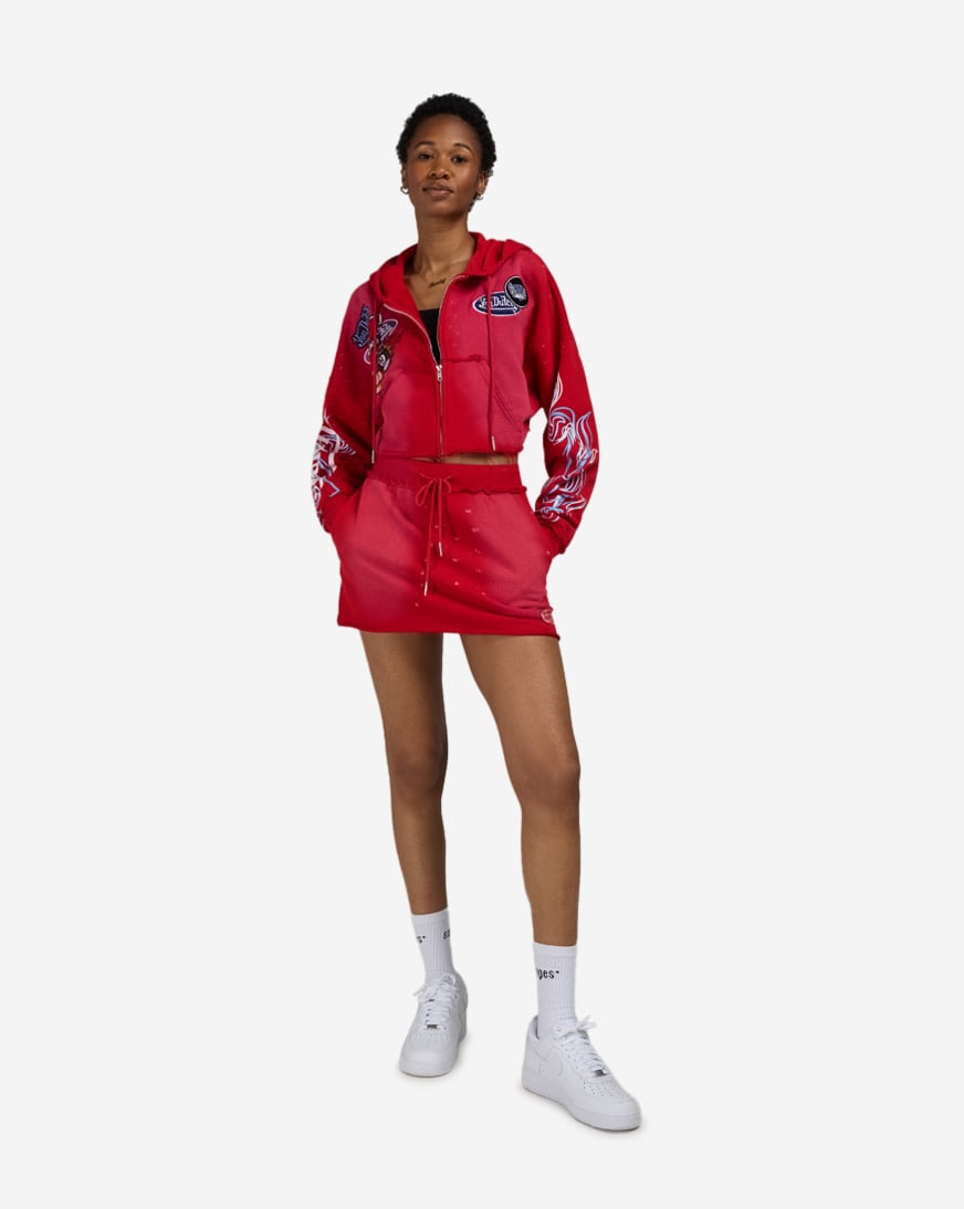 Cropped Full Zip Hoodie