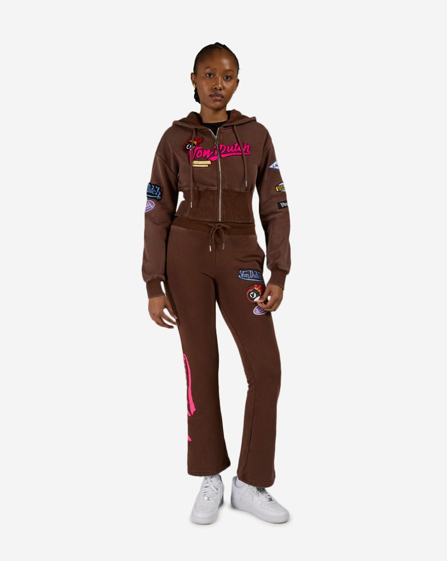 Full Zip Fleece Corset Hoodie