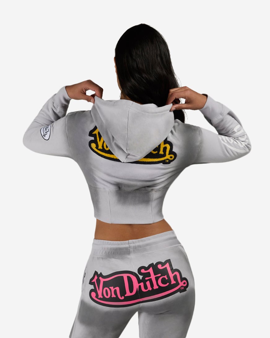 Full Zip Fleece Corset Hoodie